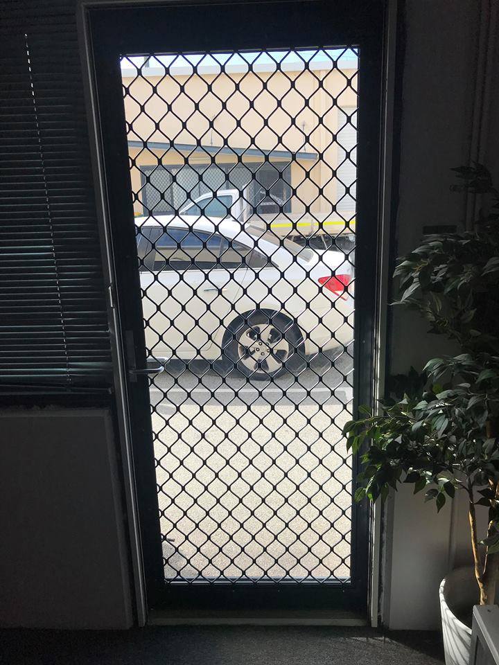 Aluminium Diamond Grille Security Doors Rockingham Home Security