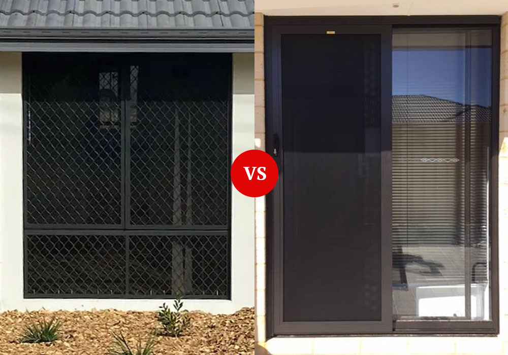 Security Screens vs Security Grilles