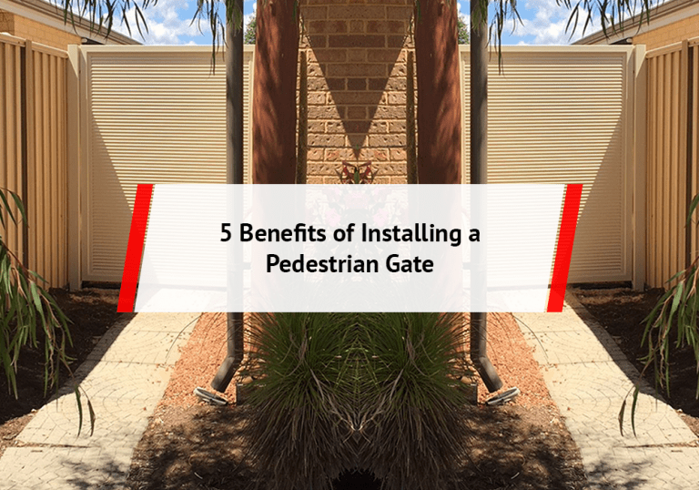 5 Benefits of Installing a Pedestrian Gate