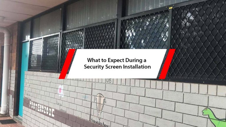 Security Screen Installation